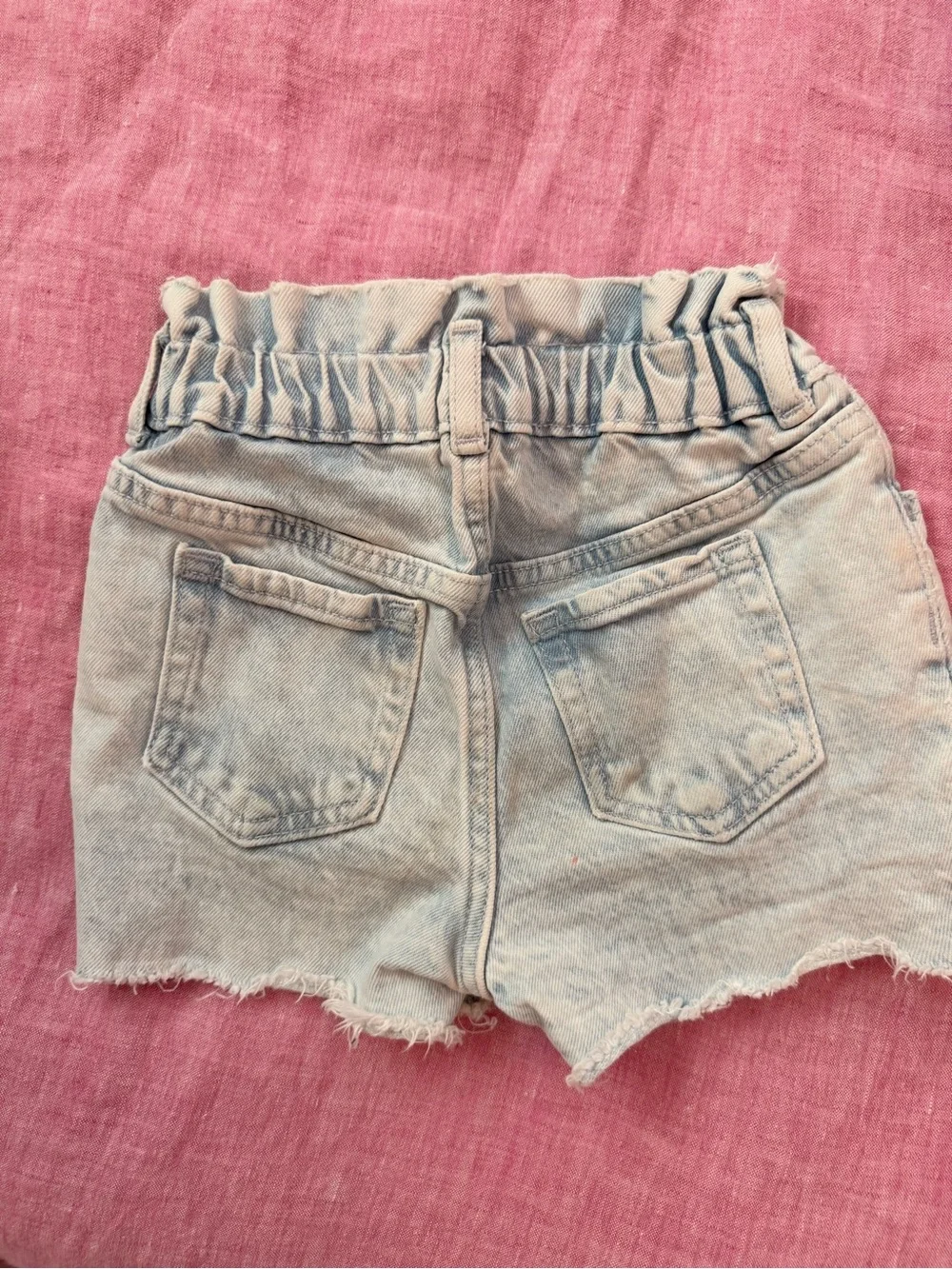 GAP Light Blue Paperbag Waist Denim Shorts
